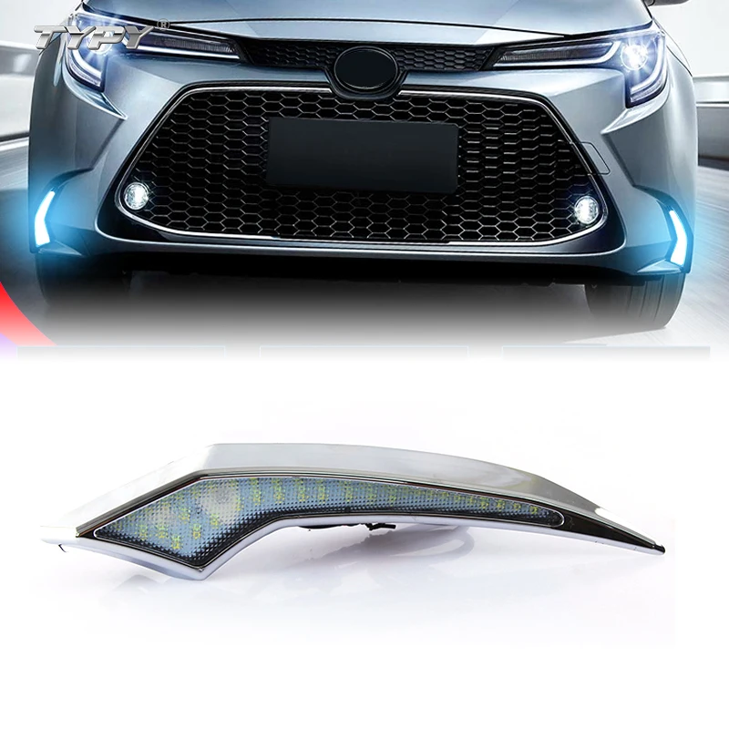 

Tricolor Front Bumper Car Driving Lamps LED DRL Daytime Running Lights For Toyota Corolla Levin 2019 2020 2021 2022