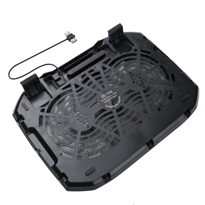 Cooling Base Laptop Cooling Pad Gaming Laptop Stand Cooler Two Fans Two USB Port