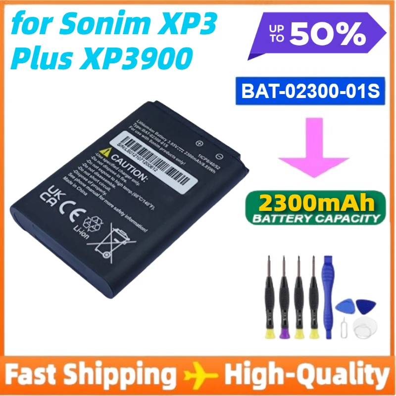 

3.85V 2300mAh BAT-02300-01S Battery for Sonim XP3 Plus XP3900 Mobile Phone Battery