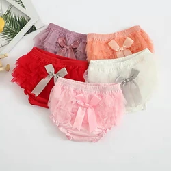 Culotte bouffante en coton à volants pour bébé, couvre-couche pour nouveau-né, culotte tutu à volants pour bébé fille, short pour bébé