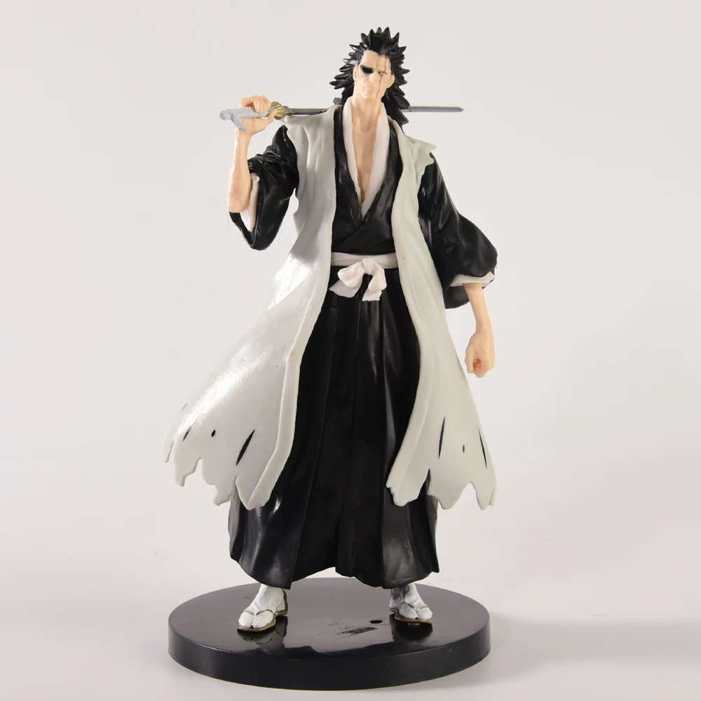 18cm BLEACH Anime Figure Hitsugaya Toushirou Zaraki Kenpachi Kurosaki Ichigo PVC Action Figure Collectible Model Toys Kid Gift