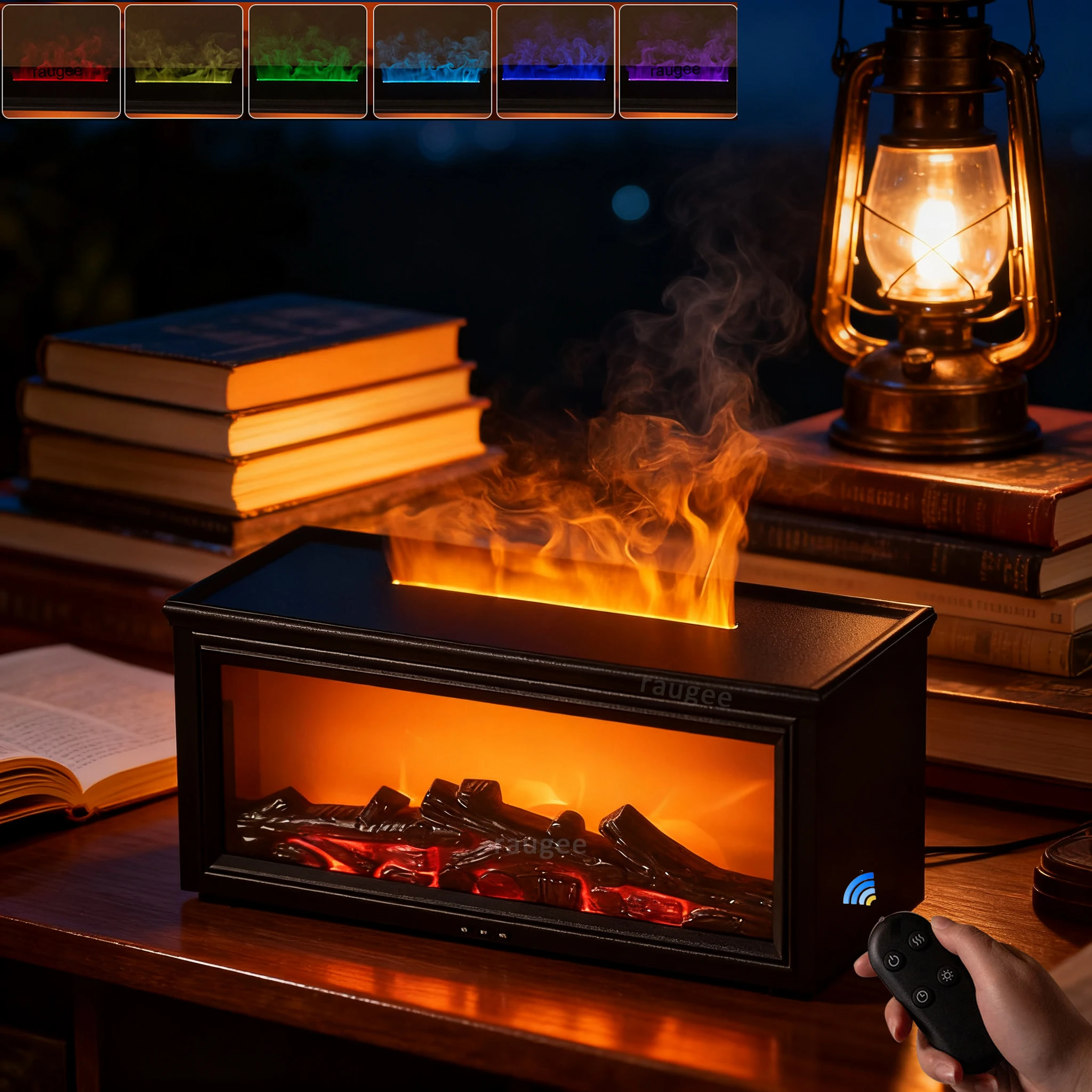 

Увлажнитель воздуха с ароматом воздуха, диффузор, увлажнители эфирных масел со светодиодной подсветкой, пульт дистанционного управления, автоматический увлажнитель воздуха с ароматом и пламенем