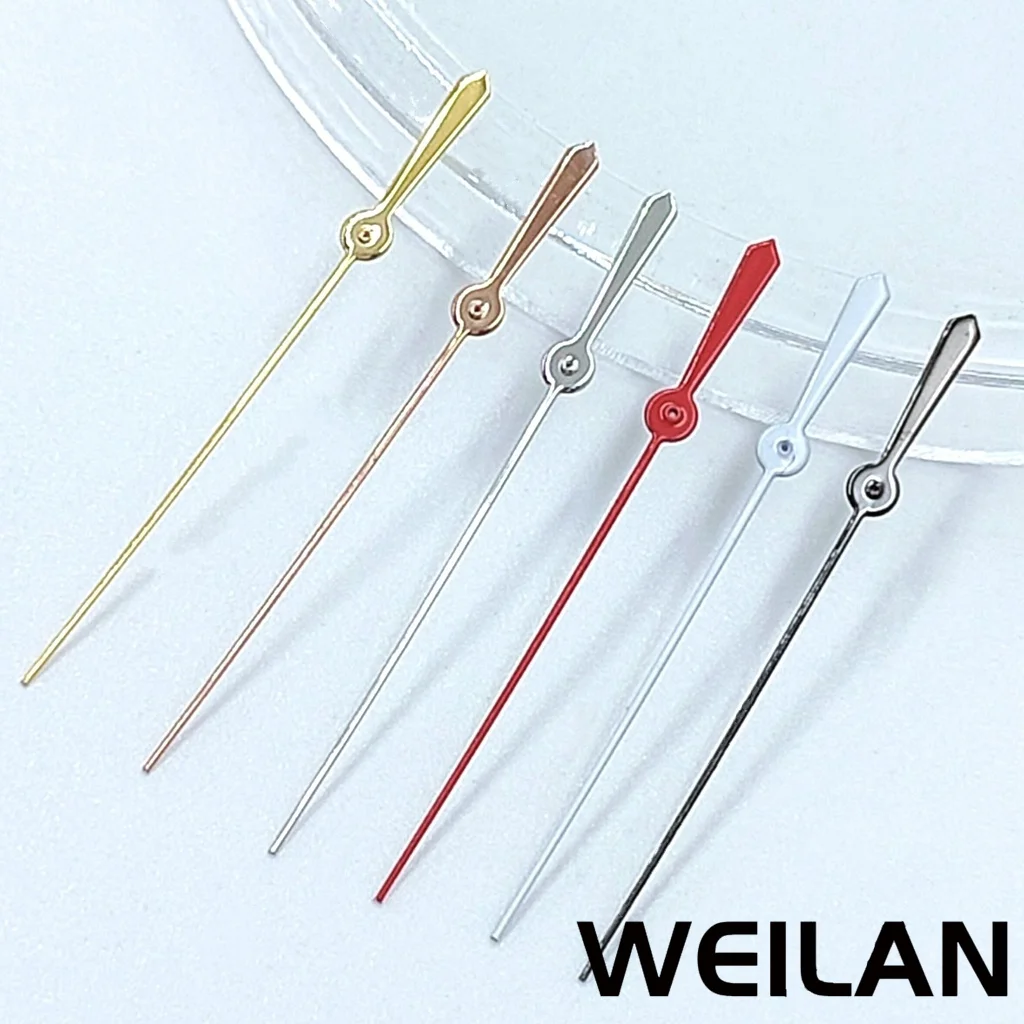 NH35 NH36 7S26 7S36 4R35 4R36 حركات 12.5 مللي متر مسدس فضي أحمر ذهبي أبيض ساعة واحدة الأيدي الثانية