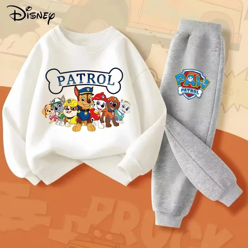 PAW Patrol Baby Jungen Langarm-Pullover und Hose 2-teiliges Set 2026 Herbst Neue Kinder-Sweatshirt-Kollektion Lässiger Trainingsanzug für Kinder – Detail 9