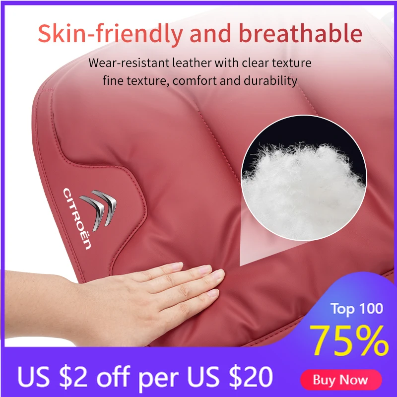 

Наклейка на автомобиль, чехол на сиденье, подушка для сиденья, защита от царапин, накладка на сиденье для Citroen C5, C1, C2, Berlingo, Celysee, Cactu, 2026 года, хит продаж