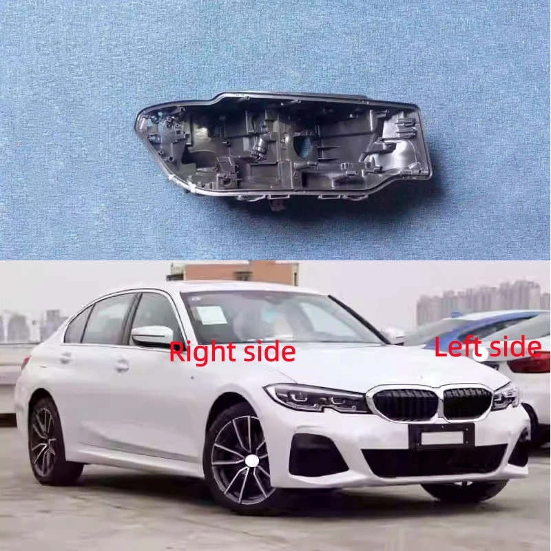

For BMW 3 Series G20 2020 2021 2022 Headlamp Base Headlight Rear Shell Replace Headlight House Black rear shell