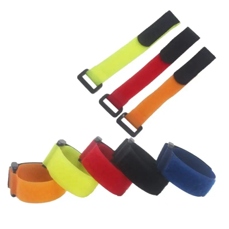 Durable anti-skid cable tie with multiple colors, used for RC car batteries, RC track tools, 2 * 20cm/2 * 30cm