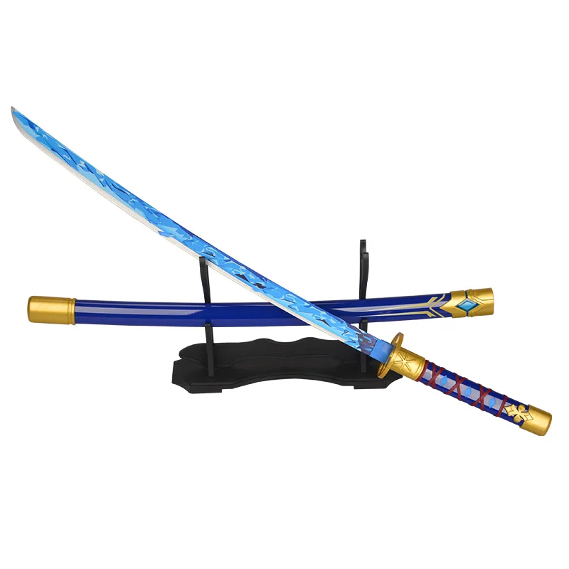 104cm/41in Epic Seven Katana 게임 캐릭터 롤 플레잉 무대 소품 수집품 및 친구를위한 파티 선물 장난감 검
