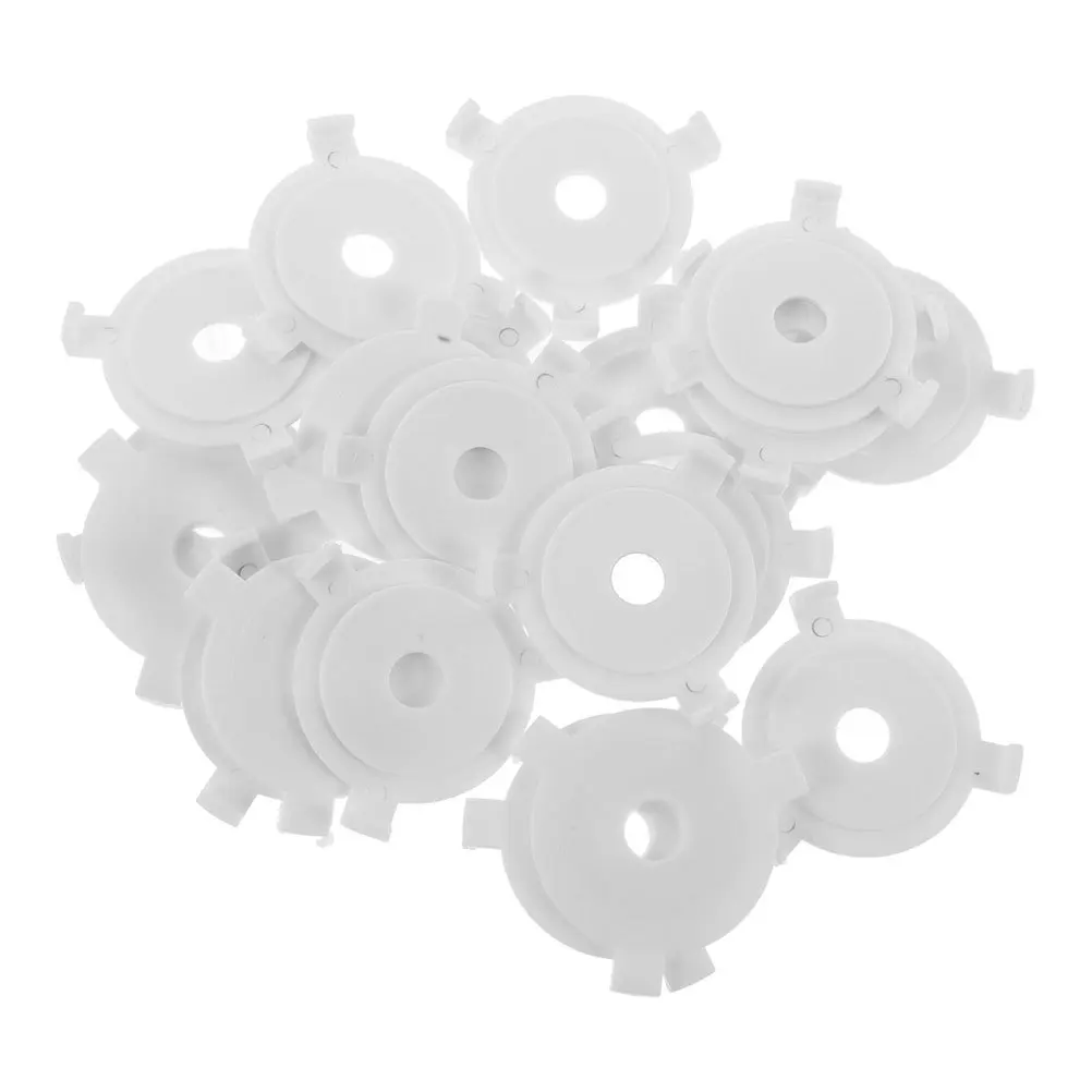 

50Pcs Lamp Socket Adapter Clip on Convert E27 to E26 Lamp Holder Adapter Ring for Lampshade Replacement Commercial Home Use