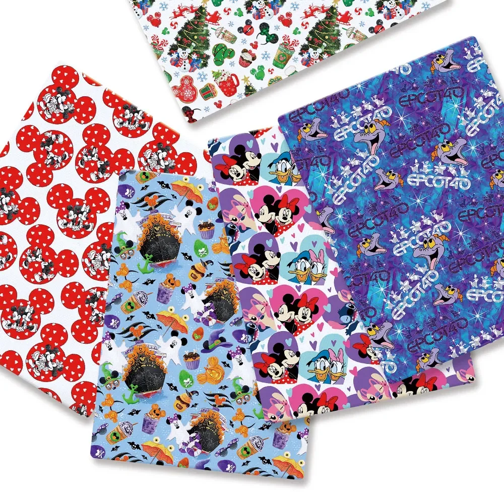 

Ткань для рукоделия Disney, 140x50 см, с мультяшным рисунком, для детского домашнего текстиля, шитья, кукольных юбок, штор, DIY, для девочек