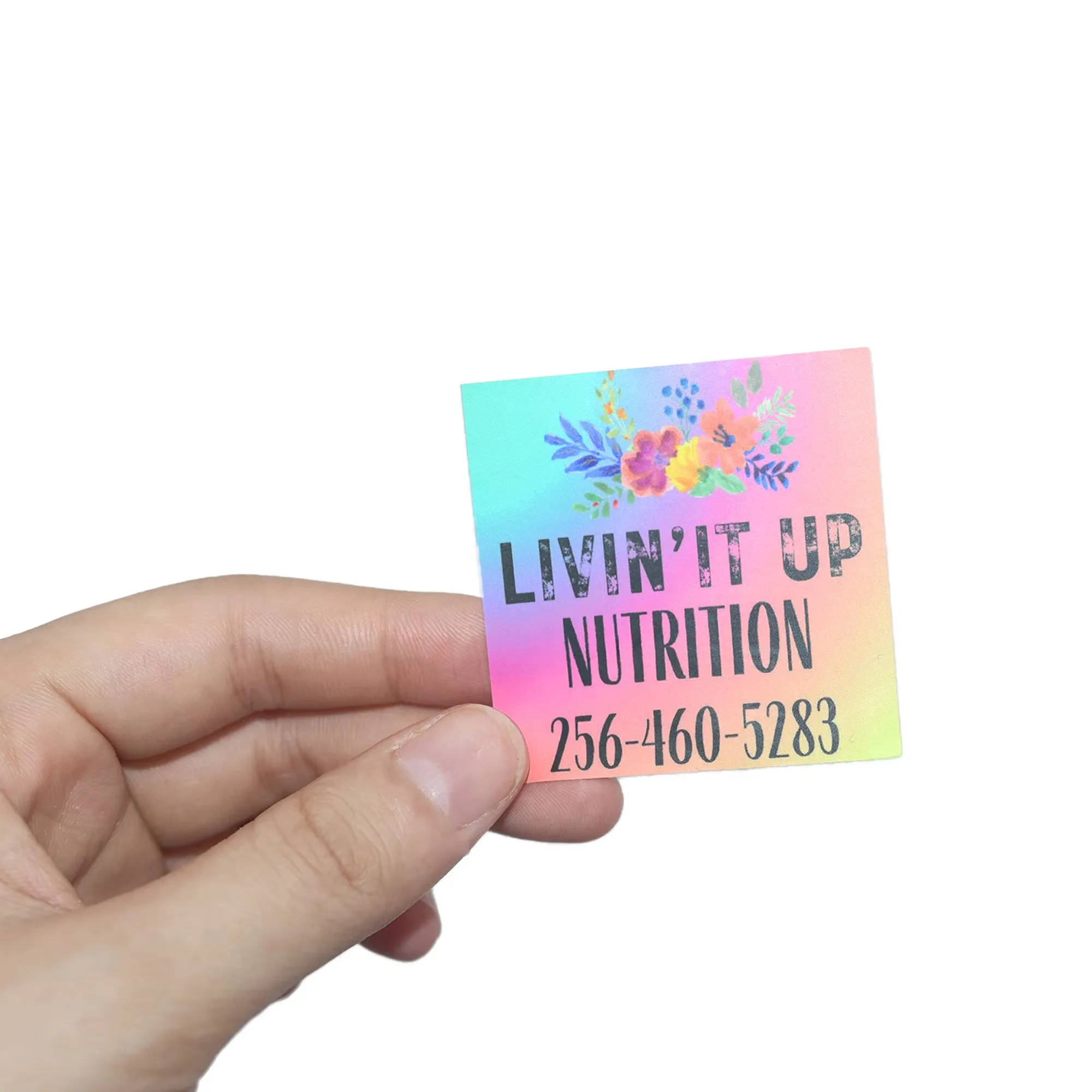 Custom Square Bottle Stickers | Vinyl Label Printing | Logo Perfume Packaging Labels