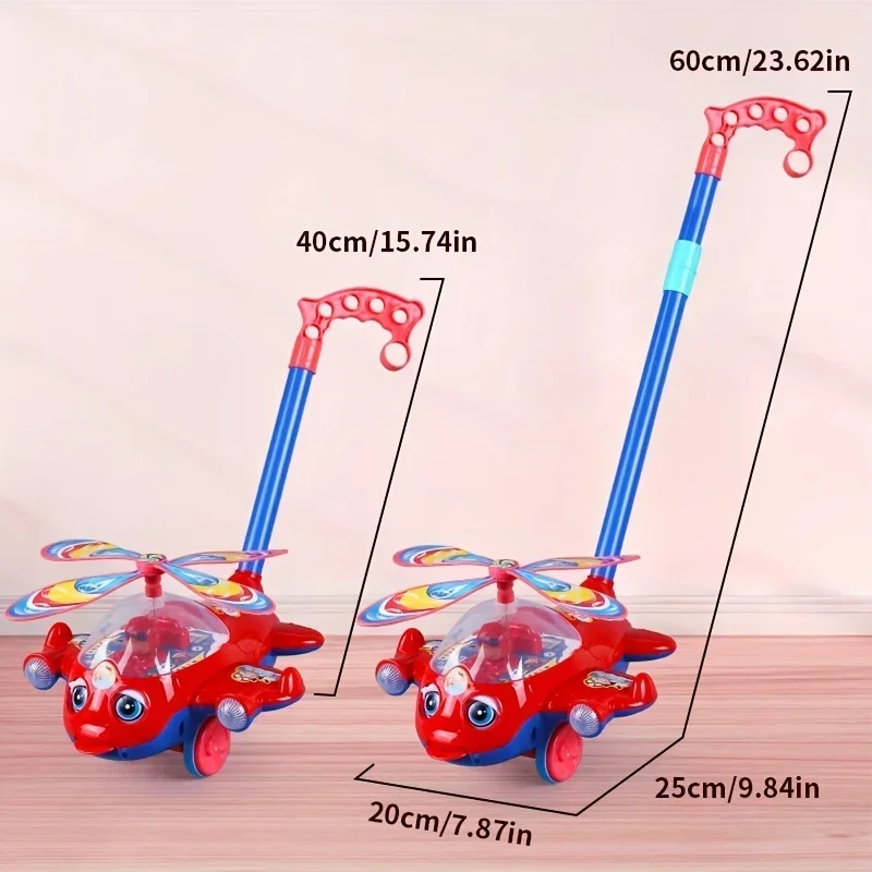 لعبة مشاية للأطفال، عربات الأطفال، لعبة دفع يدوية للأطفال الصغار، لعبة دفع على طول المشي للأطفال والأولاد والبنات #6