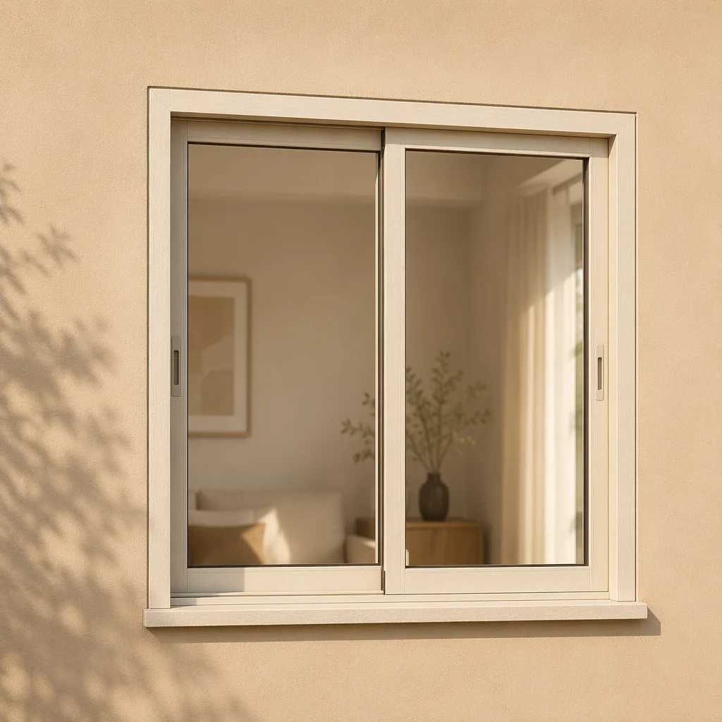Windproof Rainproof Bedroom Glass Window Minimalist Design Sunshade Windows Easy Assembly Mosquito Proof Sliding Windows