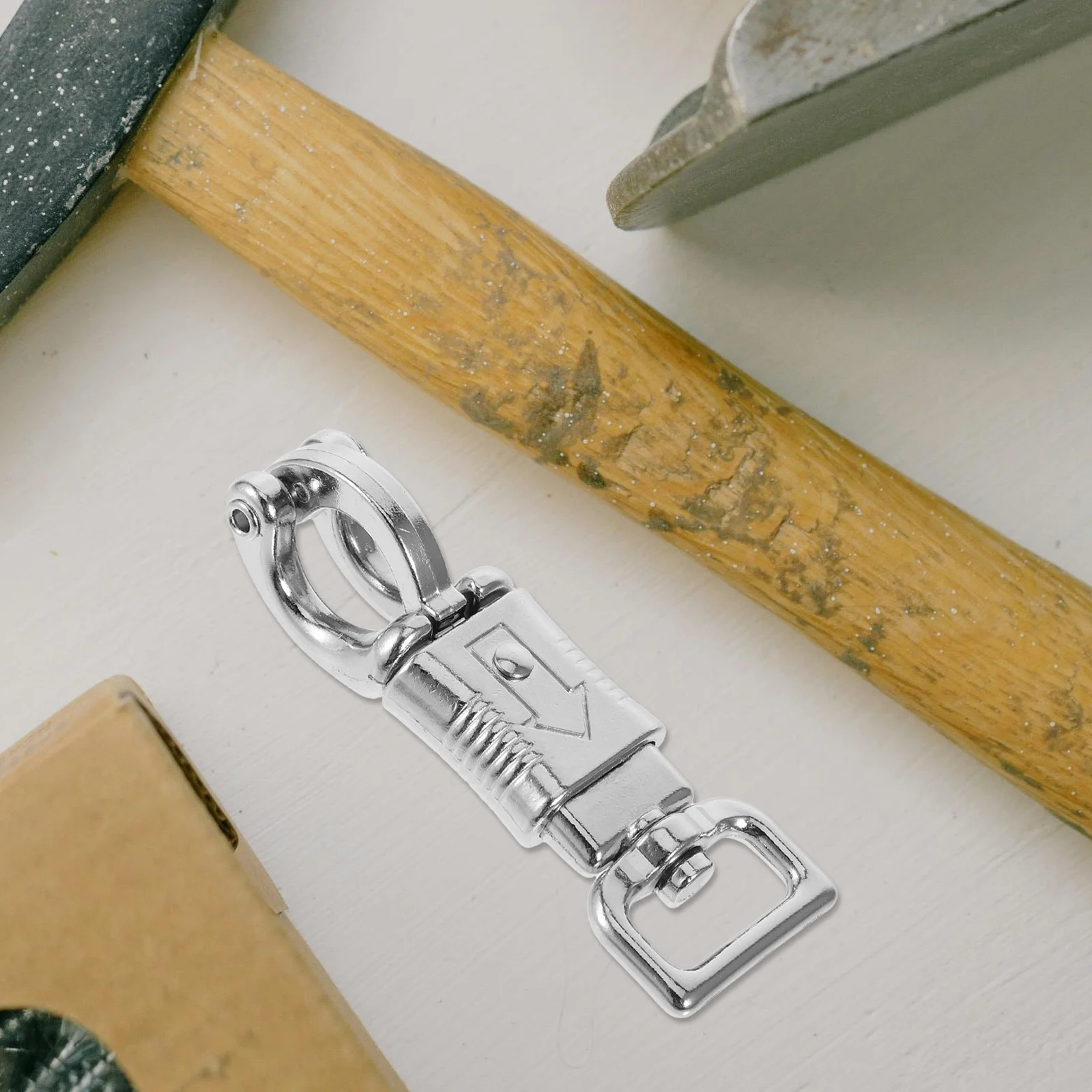 

Metal Rope Fastener Snap Hook for Horse Gear Zinc Alloy Lightweight Clasp for Equestrian Training Riding Safety Supplies