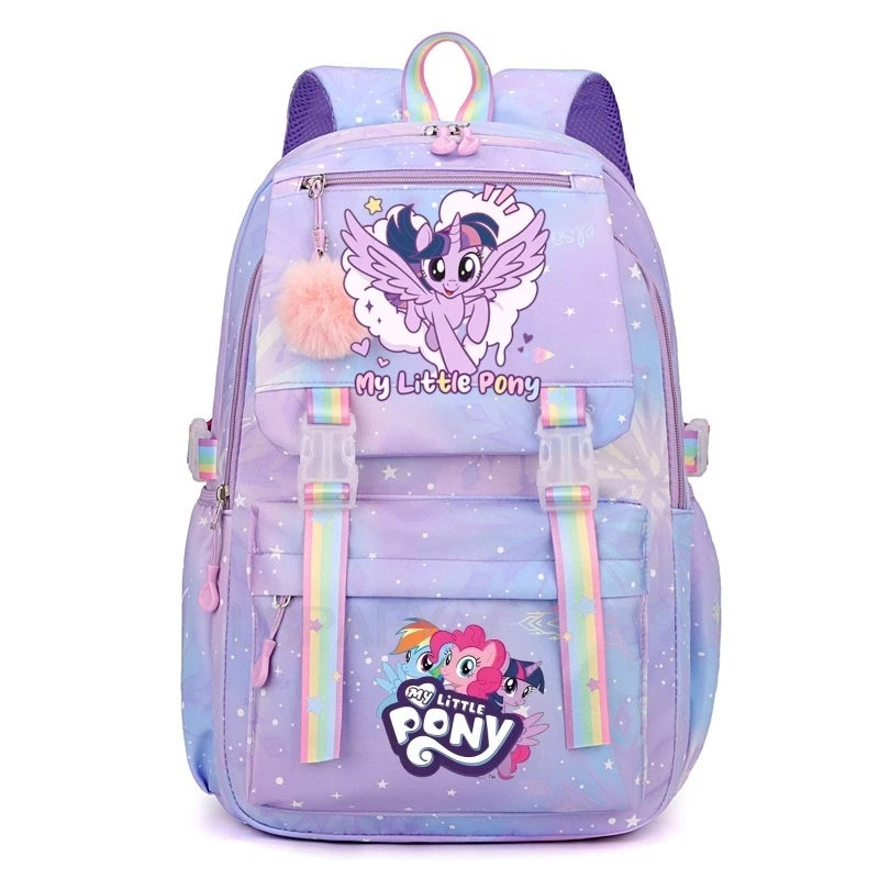 Рюкзаки My Little Pony Princess, водонепроницаемые, большой вместимости, для ноутбука, школьный рюкзак для девочек, дорожная сумка, Mochila, лучший подарок