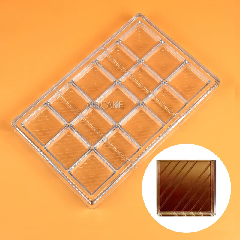 Chocolate Bar Mold Polycarbonate For Chocolate Bonbon Molds Professional Acrylic Candy Form Baking Pastry Bakery Utensils