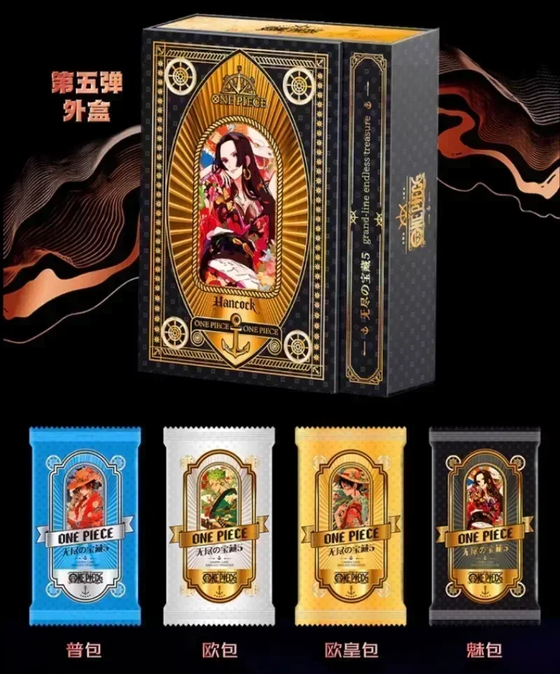 New Genuine One Piece Endless Treasure 4 Anime Collection Card Booster Box Series Rare SXR SSP Card Toy Children\'s Birthday Gift