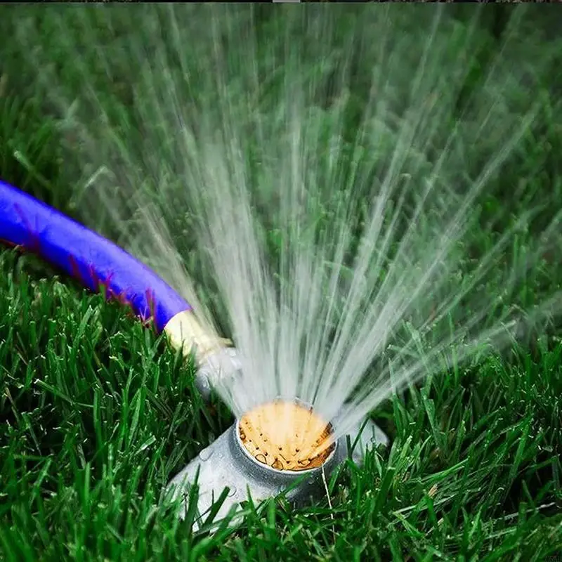 2 Pcs Lawn Garden Water Sprinkler 360 Degree Spot Sprinkler for w/Gentle Water F C5AD
