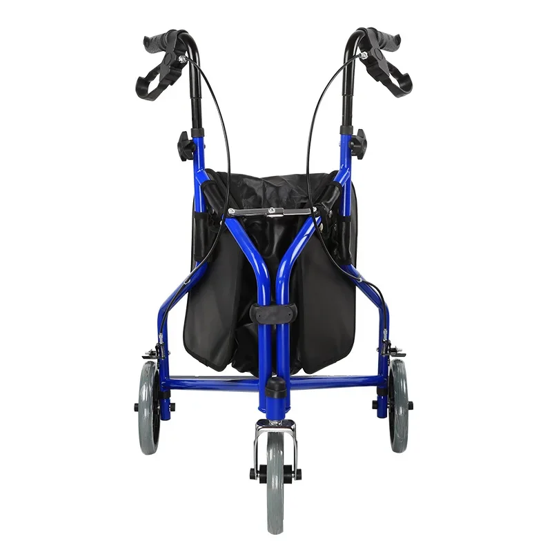 Foldable Mobility Aids Rollator Walkers ,Portable Mobility Scooter Rehabilitation Assistance Walkers for Elderly Shopping Carts