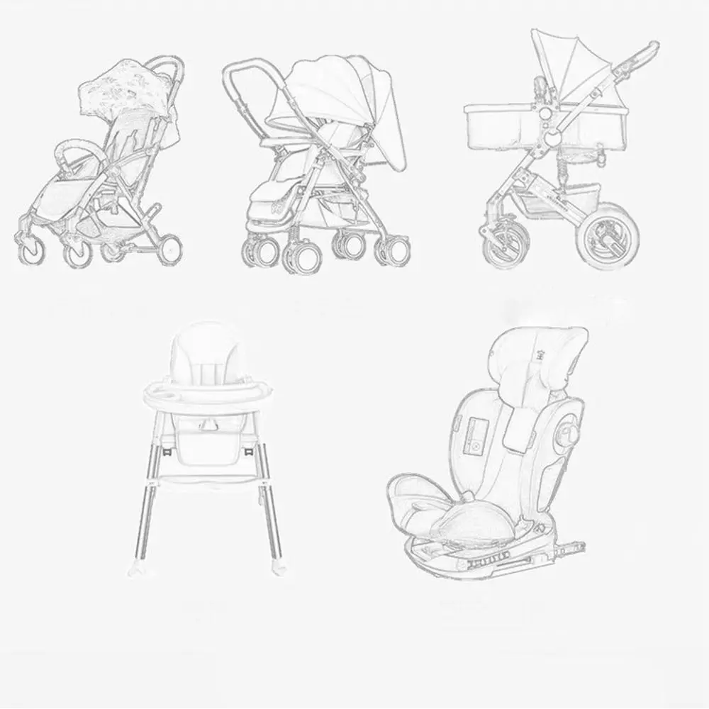 

Подушка для детской коляски с мультяшным рисунком, вкладыш для сиденья, аксессуары для колясок, коврик для автокресла, подкладка для сиденья, подушка для прогулочной коляски