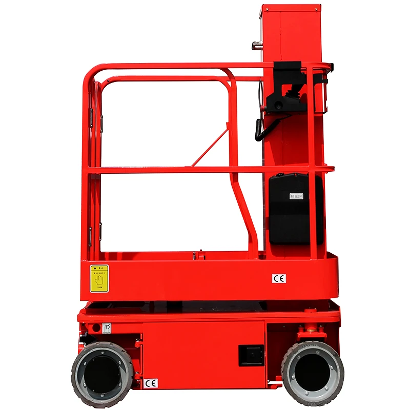 3.6m-6.0m Electric Self Propelled hydraulic lift machine Vertical Mast Man Telescopic Lift work platform