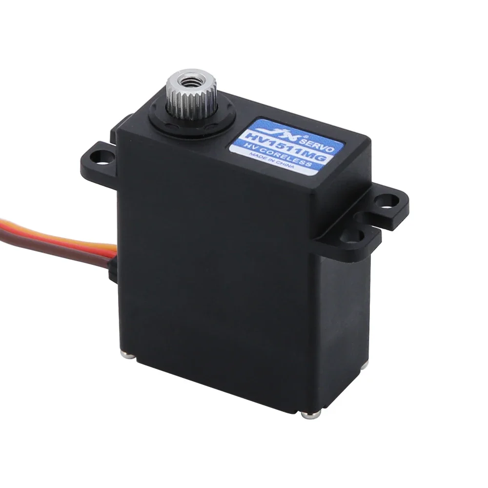JX PDI-HV1511MG servo digital de alta precisão 11kg, motor coreless grande torque mini rc para helicóptero robô rastreador