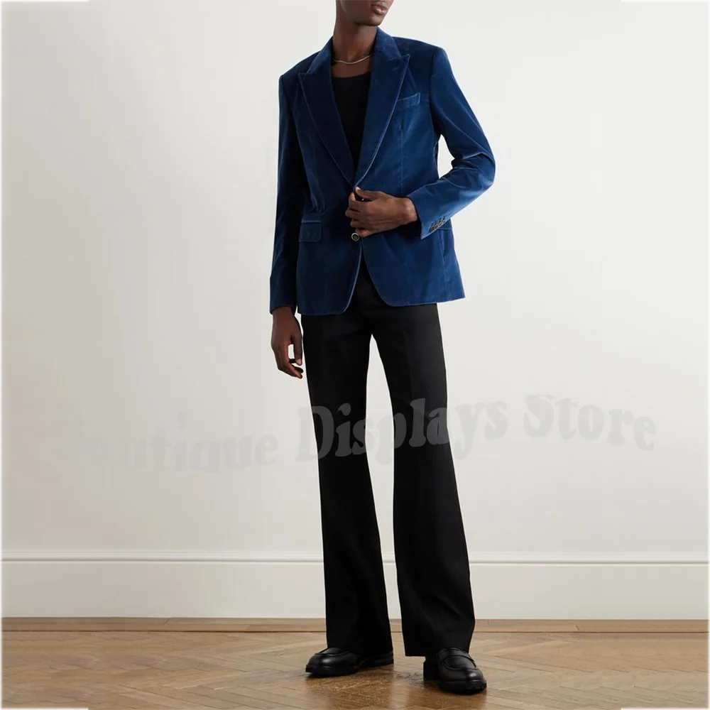 Tailor-Made Men's Suit Two Pieces Slim Fit Peak Lapel Casual Fashion Clothes Single Breasted Contrast Color Daily Chic Set