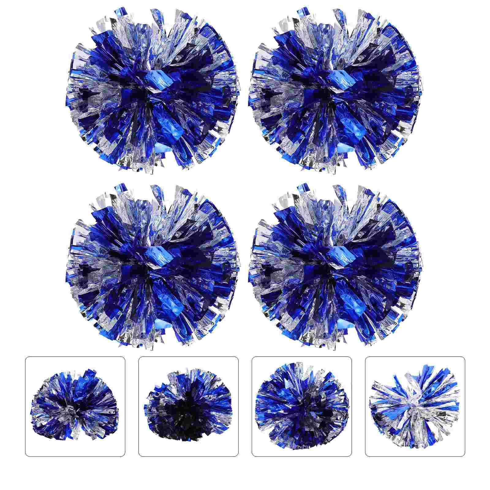 

4 Pcs Cheerleading Bouquet Cheerleaders Pom Poms Party Prom Dance Hand Flower Balls Plastic Pompoms Child for Sports Game