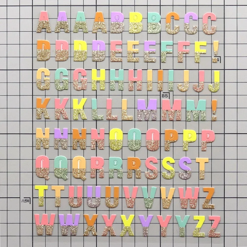 Creative Path Alphabet-Aufkleber mit englischen Buchstaben, selbstklebende goldene Scrapbooking-Deko-Aufkleber für die Kartenherstellung, Planer, Journaling – Detail 14
