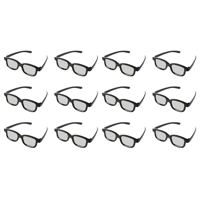 HOT SALE 3D Glasses For  Cinema 3D TV's - 12 Pairs