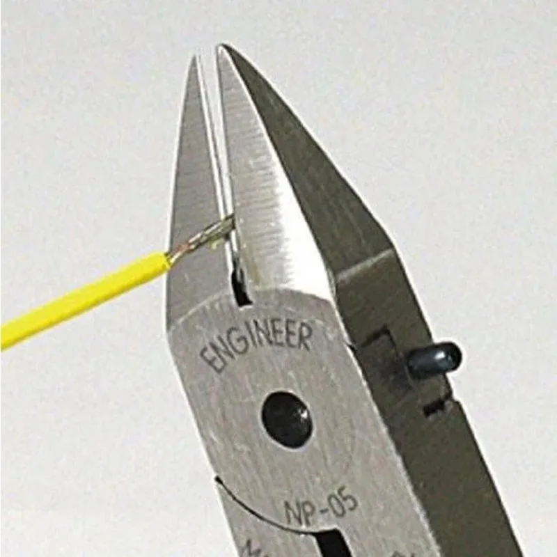 ENGINEER NP-05 Micro Nipper - كماشة قطع ذات قبضة آمنة ESD، مضادة للكهرباء الساكنة، قطع بوابات بلاستيكية بقطر 3.0 مم