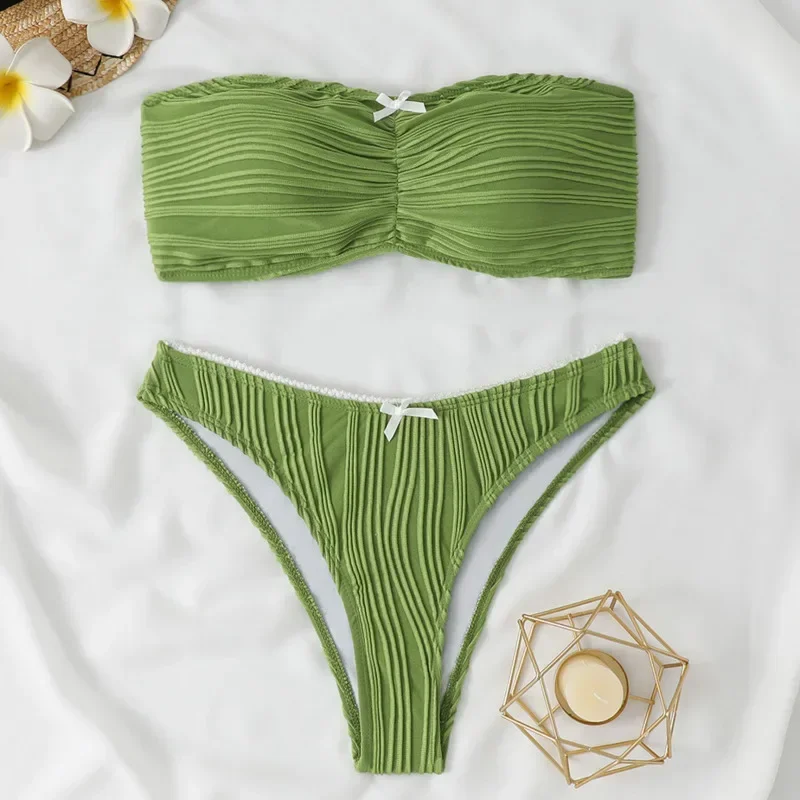 Bikini sexy Costumi da bagno tinta unita Costumi da bagno da donna Push Up Costumi da bagno da spiaggia femminili Costume da bagno Bikini brasiliano Set Bagnante da piscina