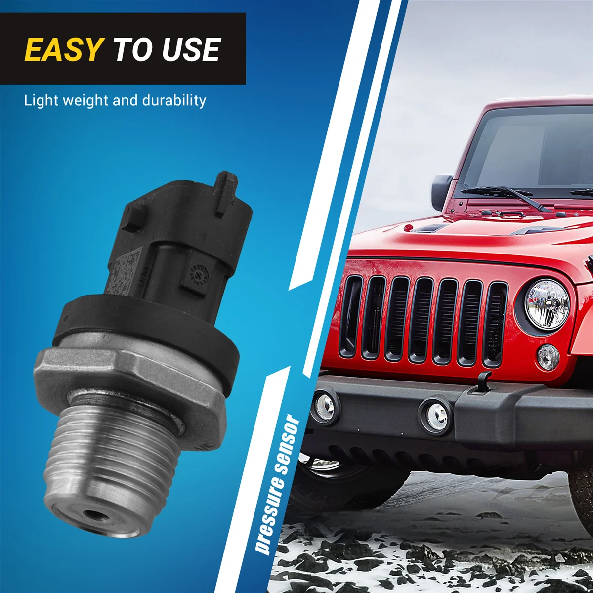 68092292AA Fuel Rail High Pressure Sensor Common Rail Pressure Sensor for   JEEP WRANGLER JK LIBERTY 0281006160