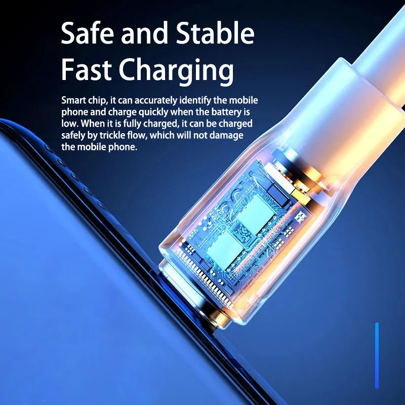 120W 6A Type C Super Fast Charging Cablefor Xiaomi Poco Samsung Huawei P60 P50 Mobile Phone USB C Data Cord Data Transfer Cord image 3