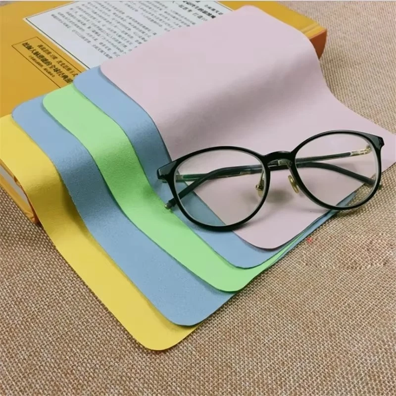 

5/15/30Pieces of High-quality Microfiber Glasses Cleaning Cloth Suede Glasses Cleaner Mobile Phone Screen Glasses Cleaning Wipes