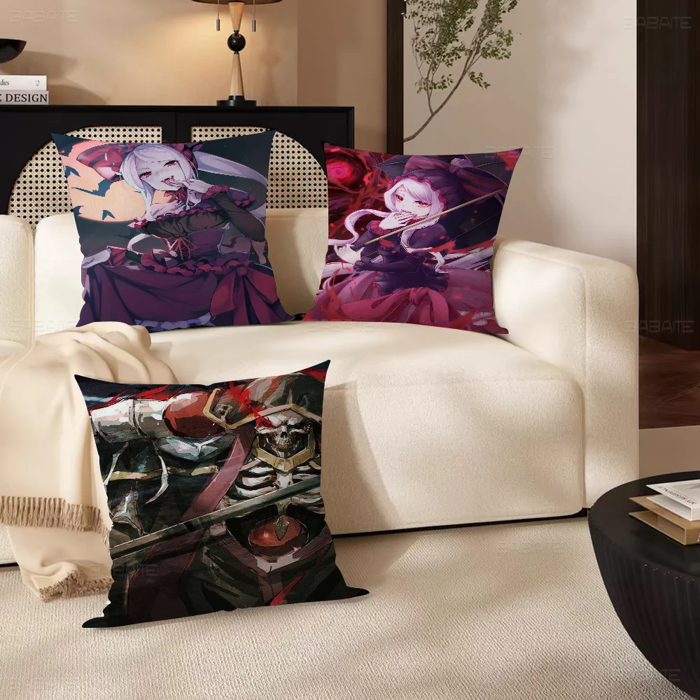 Anime Overlord Cushion Cover 30x50 Polyester Sofa Cushions Decorative Throw Pillows Home Decoration Pillowcover