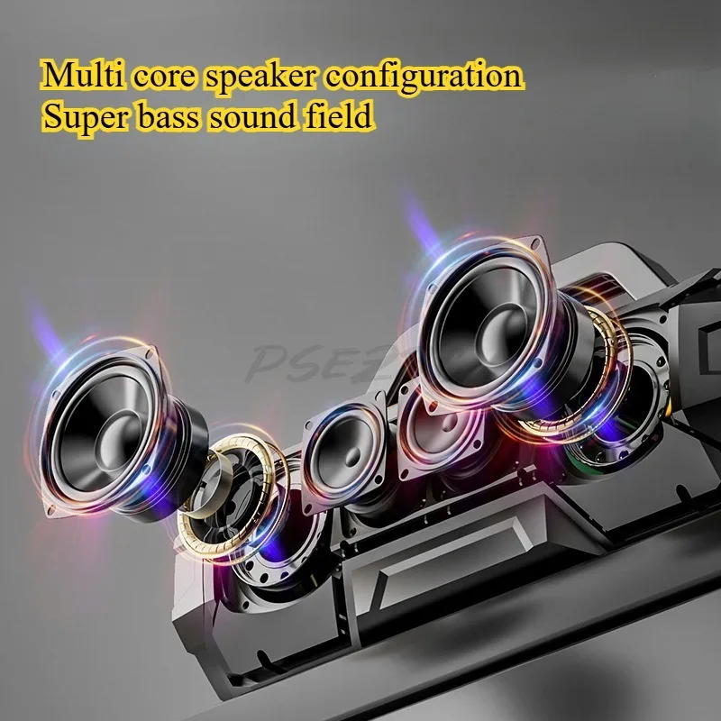 KTV Speaker Supports OTG Recording Reverse Charging One Click Sound Cancellation Bluetooth Speaker Outdoor Speaker