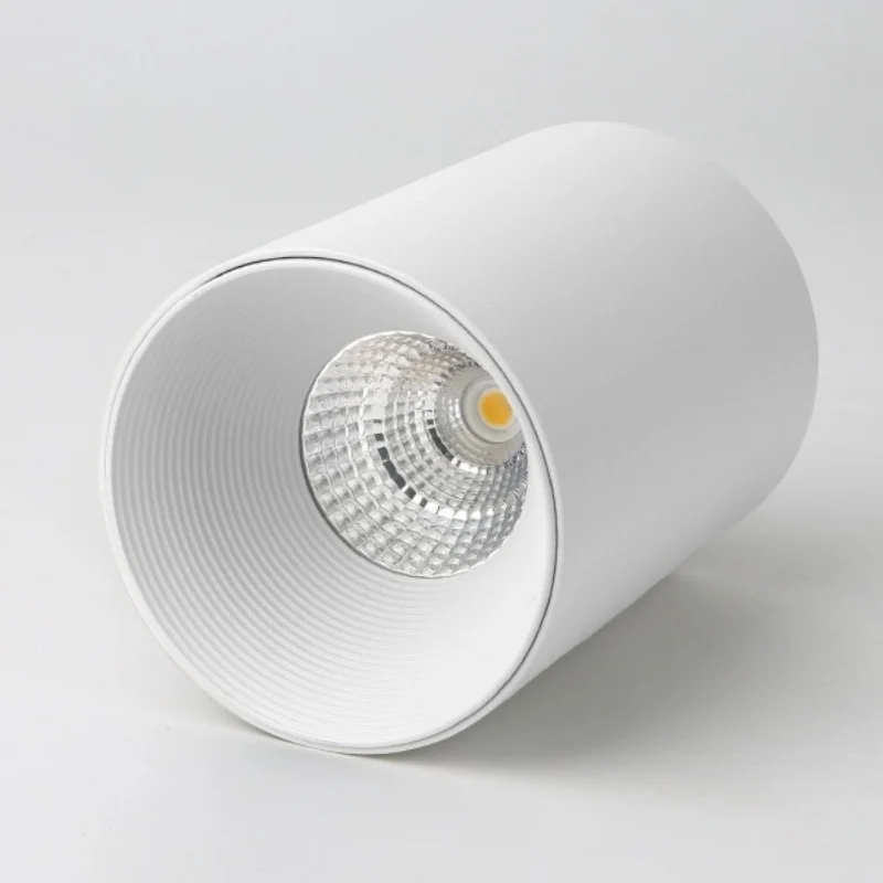 Deep anti-glare bright downlight COB spot light living room bedroom hallway ceiling light hidden light equal points