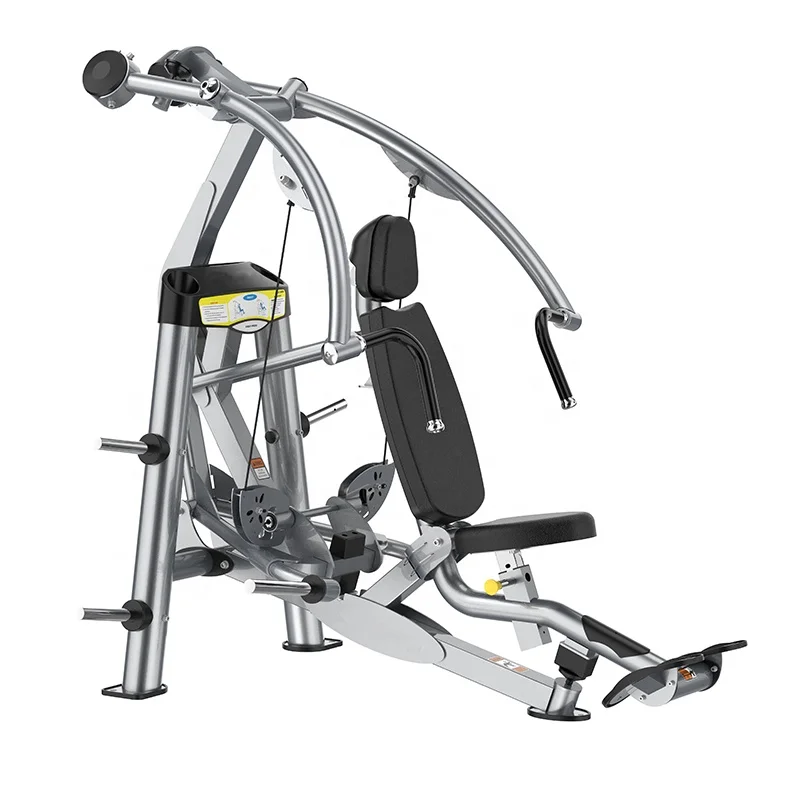 

Longxun Factory Commercial Gym Fitness Equipment Safety-Features Plate Loaded Chest Shoulder Press Machine Strength Metal