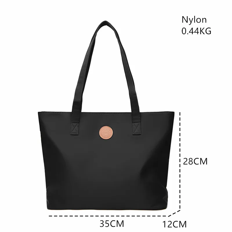 Sac en nylon rétro pour femme, sac à main monochrome, sac à provisions simple et décontracté, sacs à main luxueux, nouvelle mode, haute qualité