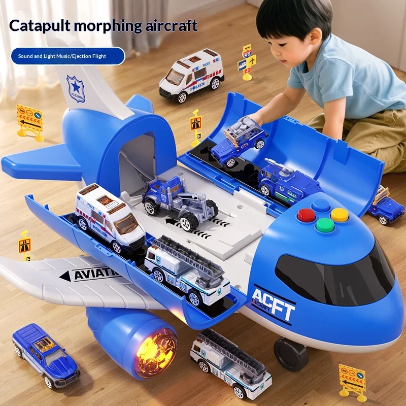 

New large airplane toy, children's simulation alloy model car, boys aged 3 to 6, puzzle toy gift, popular item