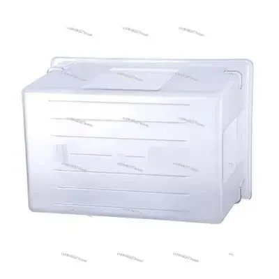 Multi Functional White Plastic Food Storage Container, Organizes Your Kitchen, Perfect for Keeping Meat, Rice, and Flour Fresh