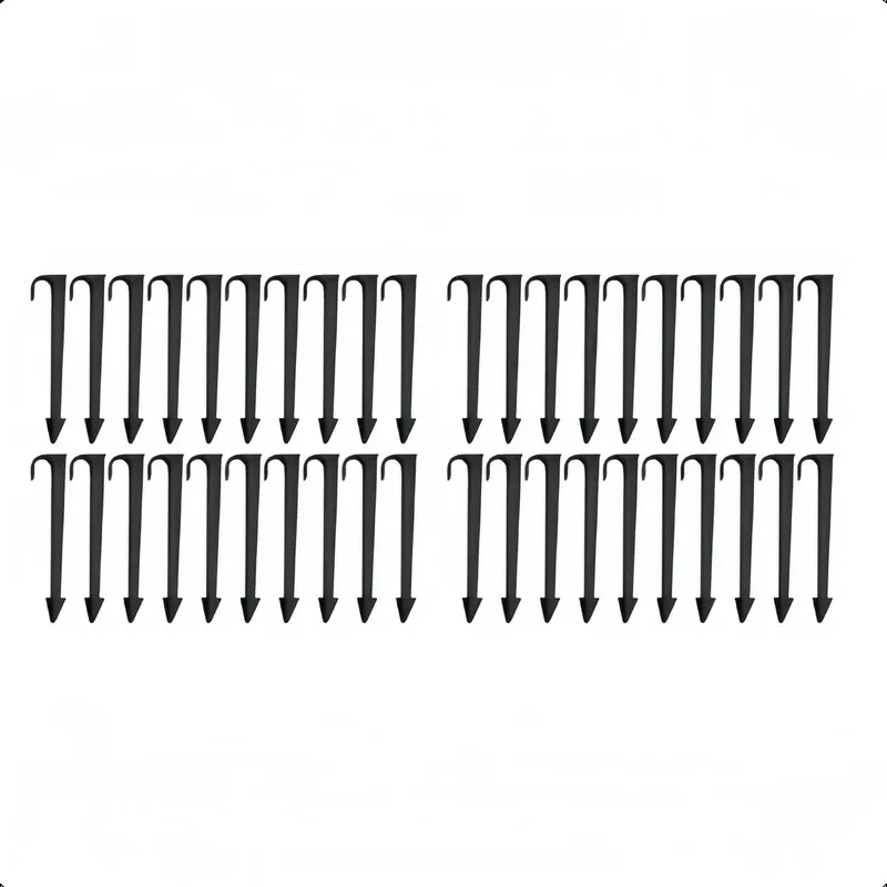 12pcs Durable Convenient Water Pipe Fixing Stake For Garden/Courtyard/Lawn Irrigation Stable Drip Hose Easy Install Practical