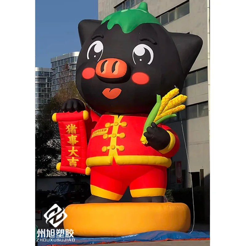

Надувной кабан, воздушная фигура-животное, с воздуходувкой, декор для мероприятий на открытом воздухе, торговых центров и площадей