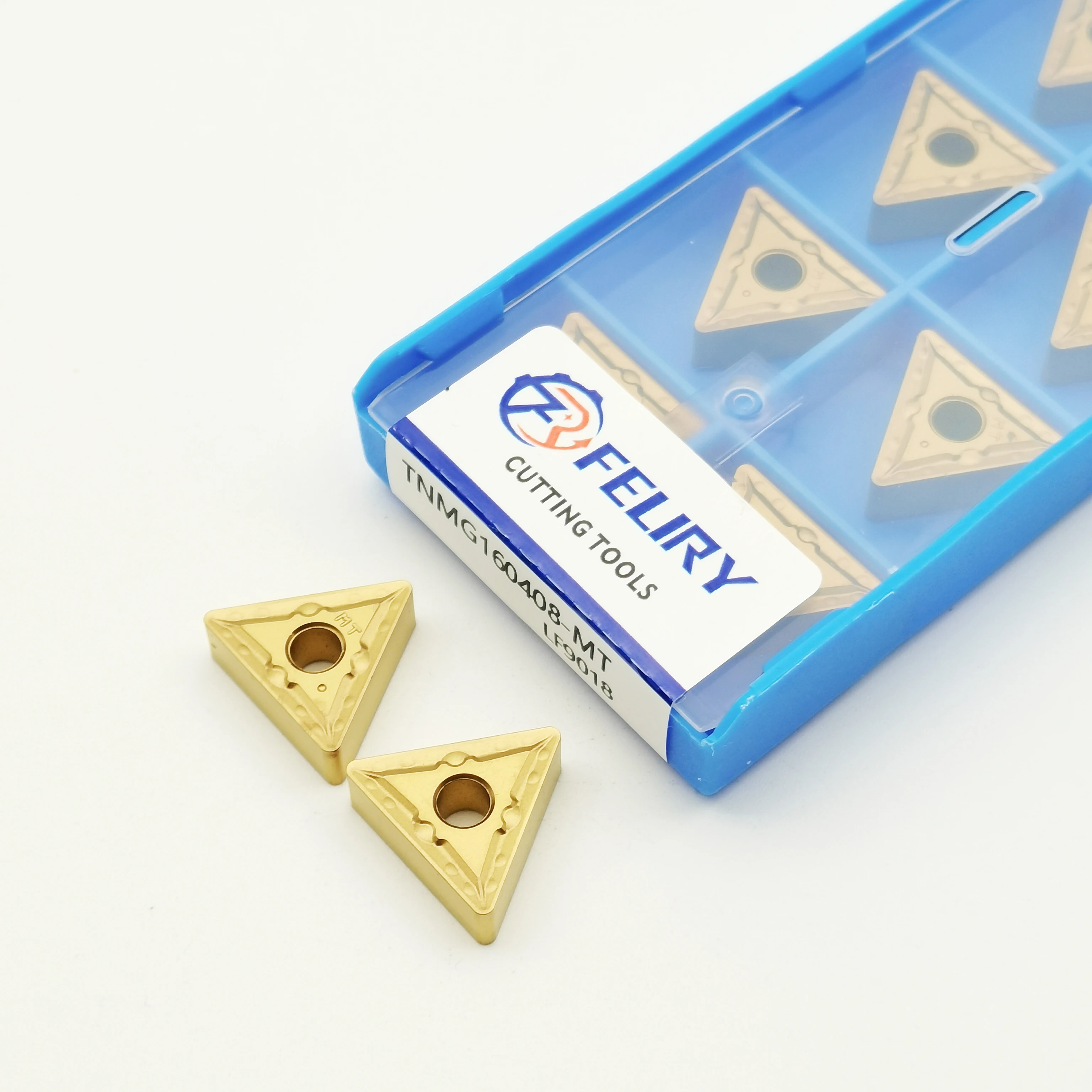 10PCS TNMG160404 TNMG160408-MT LF9018 high-quality cemented carbide tools are suitable for processing all-steel TNMG