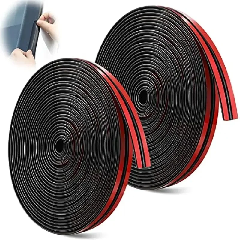 1pc T-Shape Car Sealing Strip - Premium Noise Reduction, Weatherproofing Solution for Sunroof, Windshield, Windows & Doors