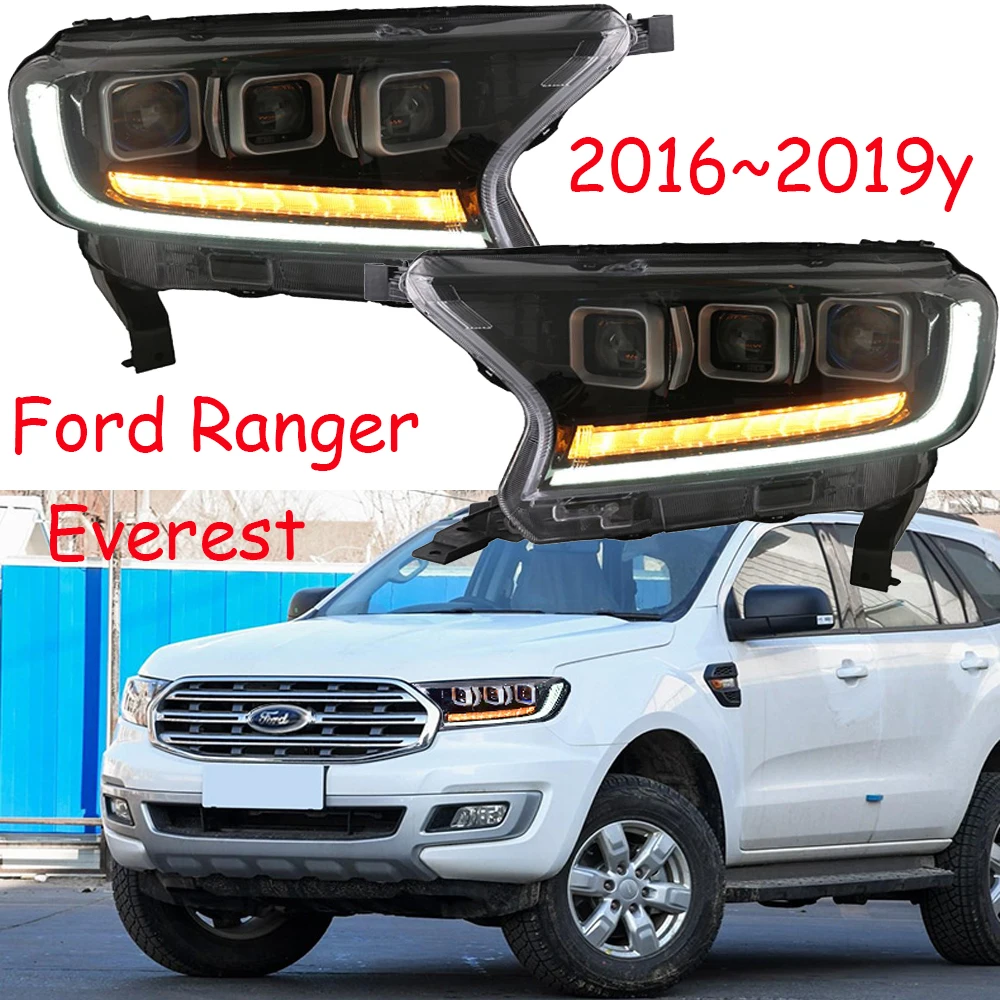 2016 2017 2018 2019y Car Bupmer Head Light Ranger Headlight Everest Car Accessories ALL IN LED Fog Ranger Headlamp