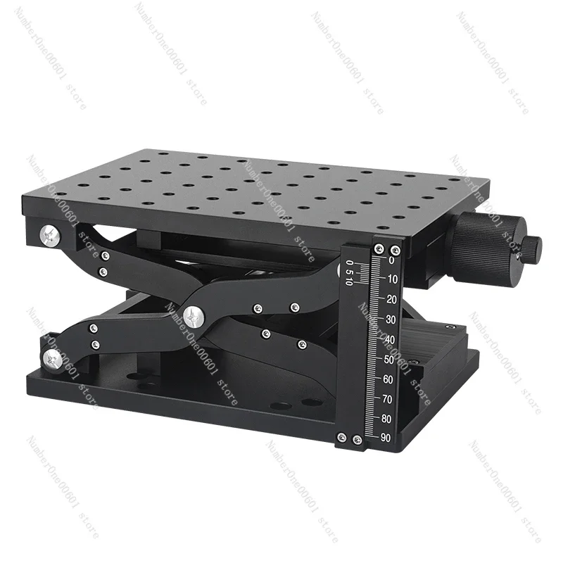 Z-axis Scissor Manual Lifting Table, Large Stroke, Large Load Lifting Platform, Optical Experiment, Precision Fine-tuning