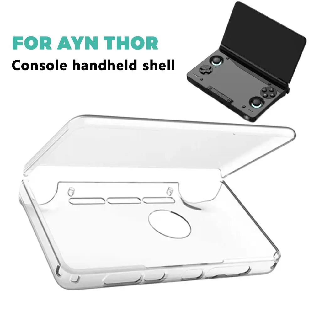 ayn thor maxと保護カバー AYN THOR Case Dual Screen Flip Console Transparent Protective