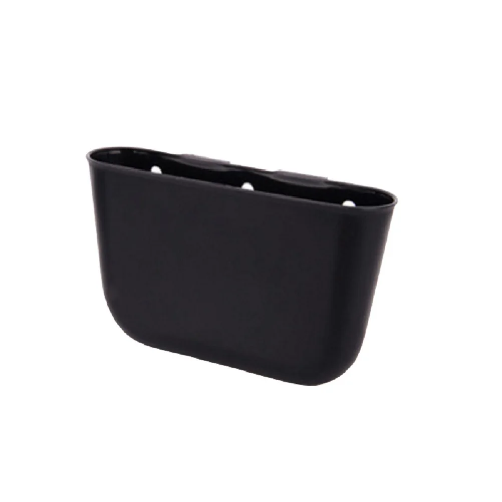 

Car Hanging Trash Can Black Auto Garbage Bin Bag Organizer Holder Practical Car Trash Bin for Driver Travelers